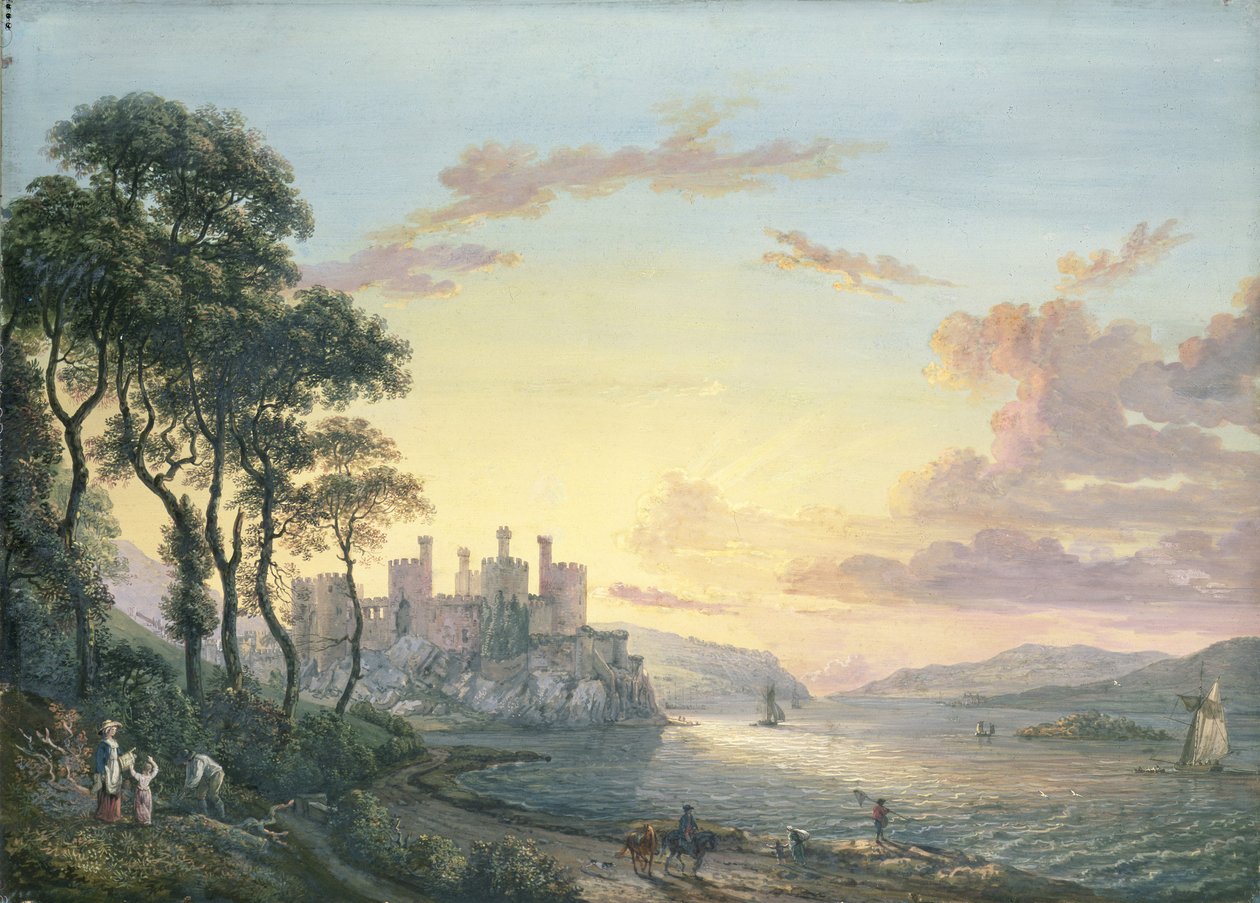 Hrad Conway od Paul Sandby