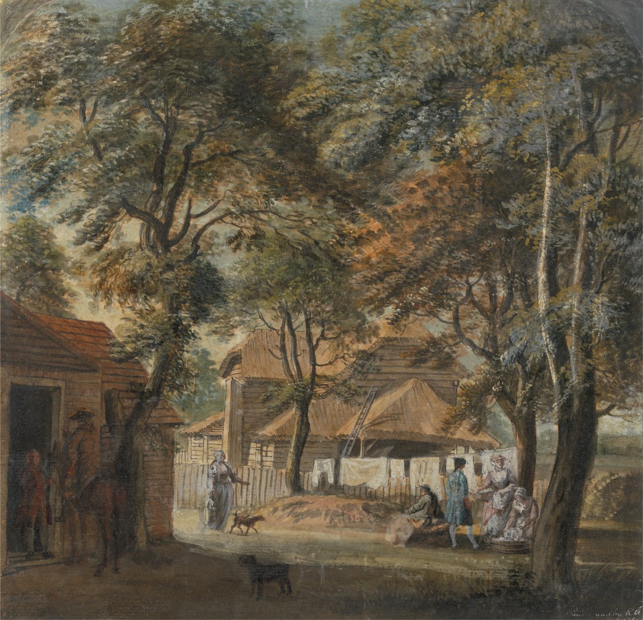 Dům na půli cesty, Sadlers Wells od Paul Sandby