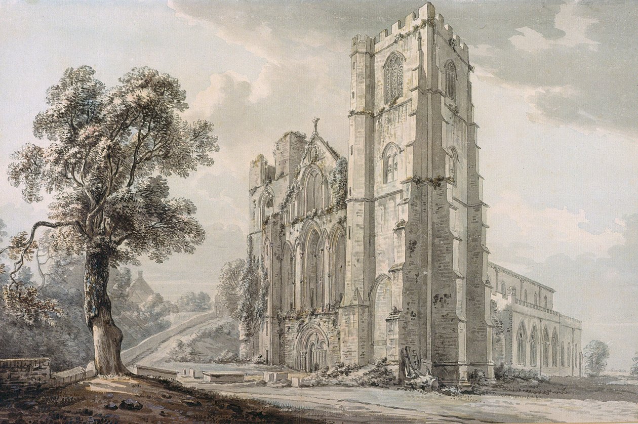 Katedrála Llandaff (akvarel) od Paul Sandby