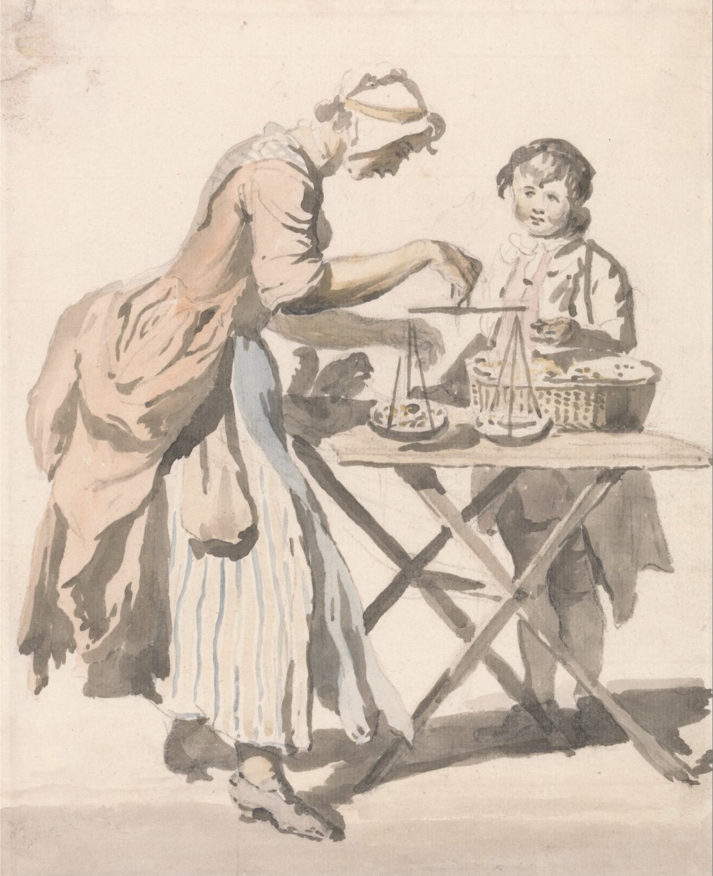 London Cries- Black Heart Cherries ... od Paul Sandby
