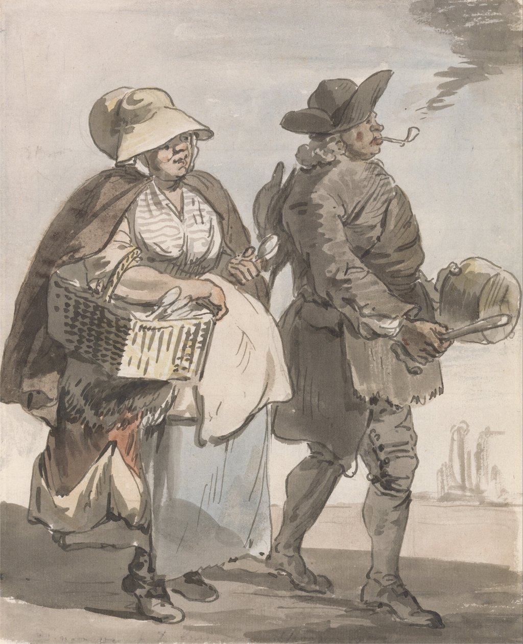 London Cries- Chcete nějaké lžíce ... od Paul Sandby