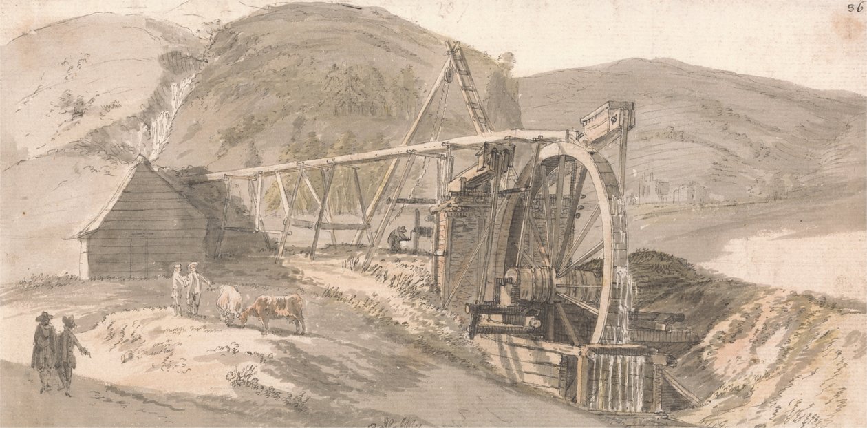Vedoucí doly Lord Hopetoun od Paul Sandby