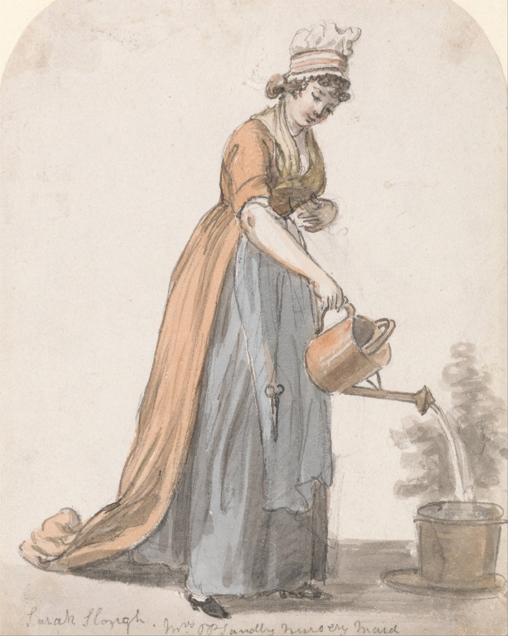 Sara Hough, paní T. P. Sandbys Nursery Maid od Paul Sandby