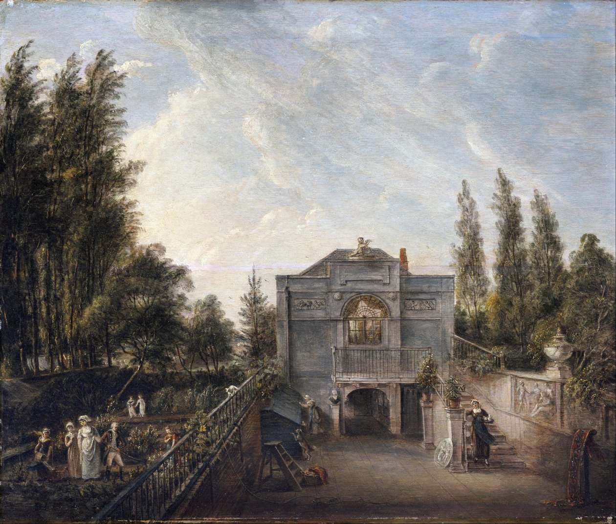 The Artists Studio, Bayswater od Paul Sandby