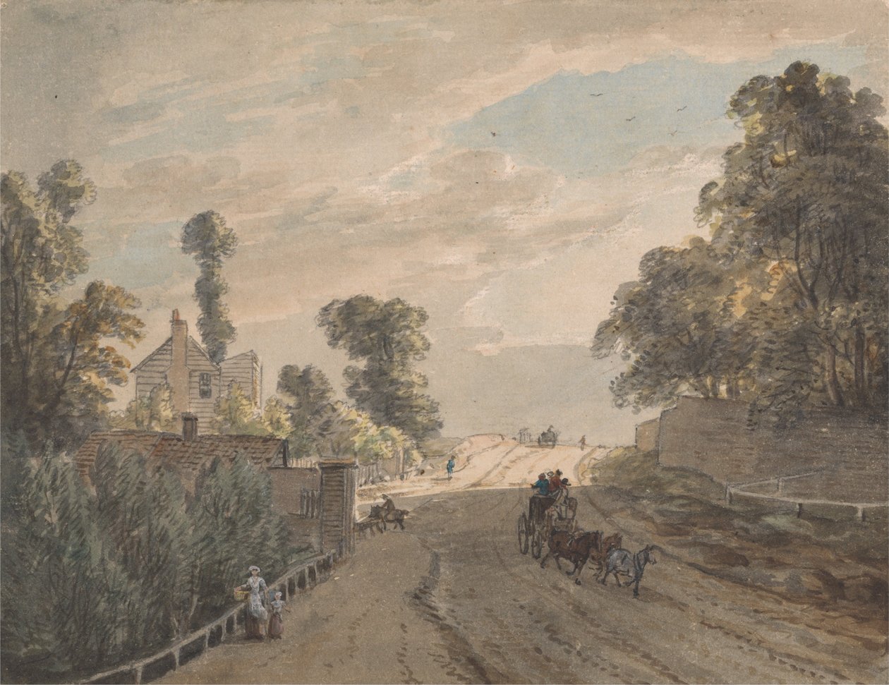 Bayswater silnice od Paul Sandby