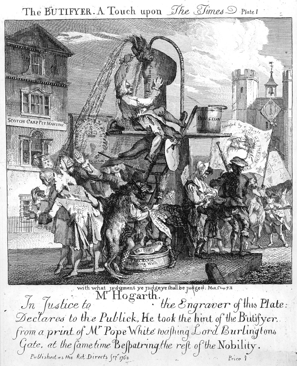 The Butifyer, Dotek doby, 1762 od Paul Sandby