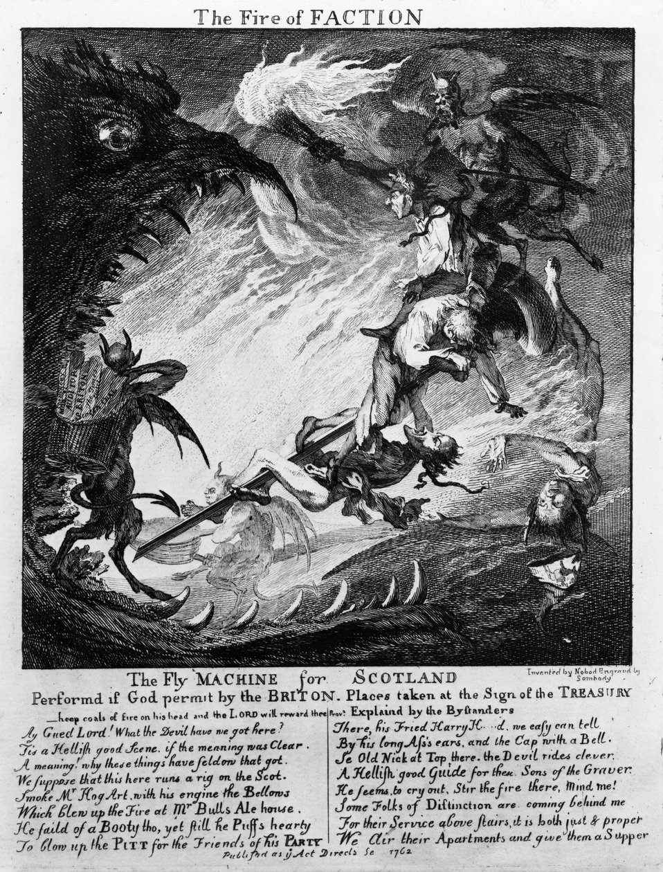 Oheň frakce, 1762 od Paul Sandby