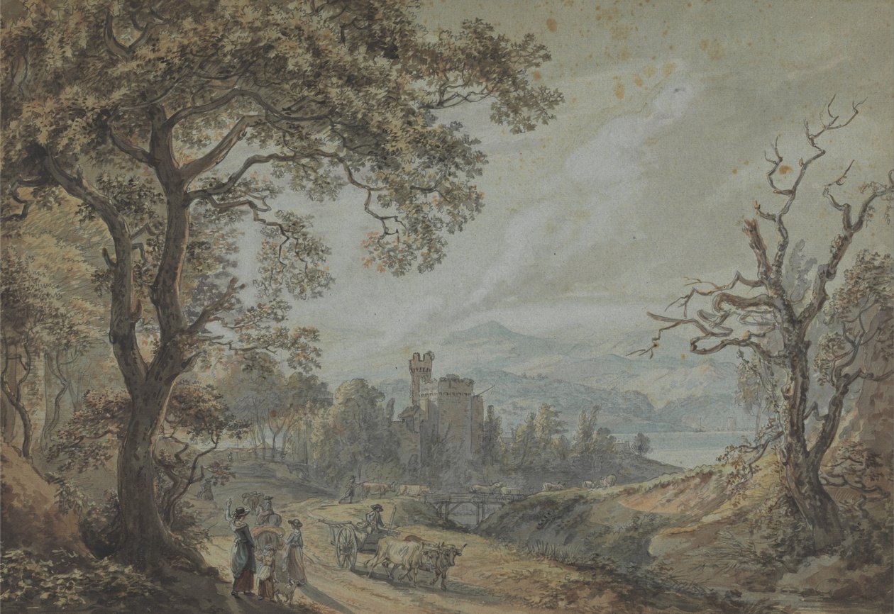 Pohled ve Walesu od Paul Sandby