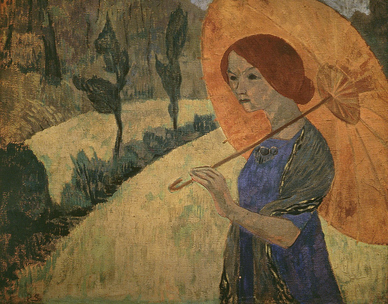 Paní Serusierová se slunečníkem, 1912 od Paul Sérusier