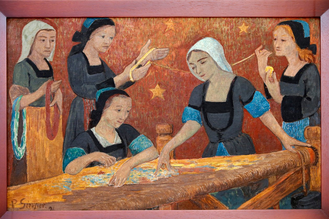 Gobelín, pět tkalců, 1924 od Paul Sérusier