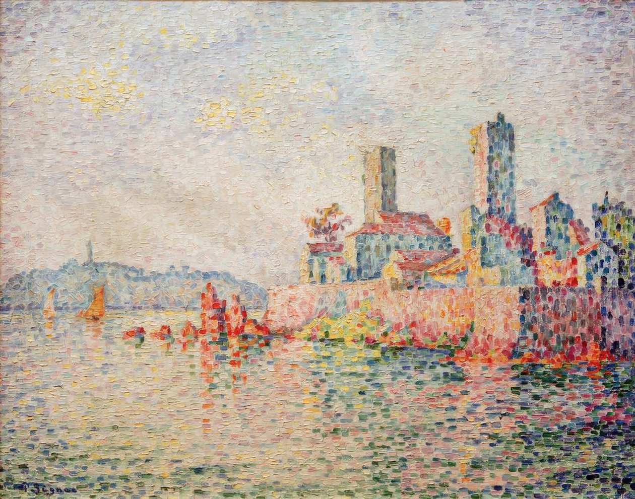 Antibes, věže od Paul Signac