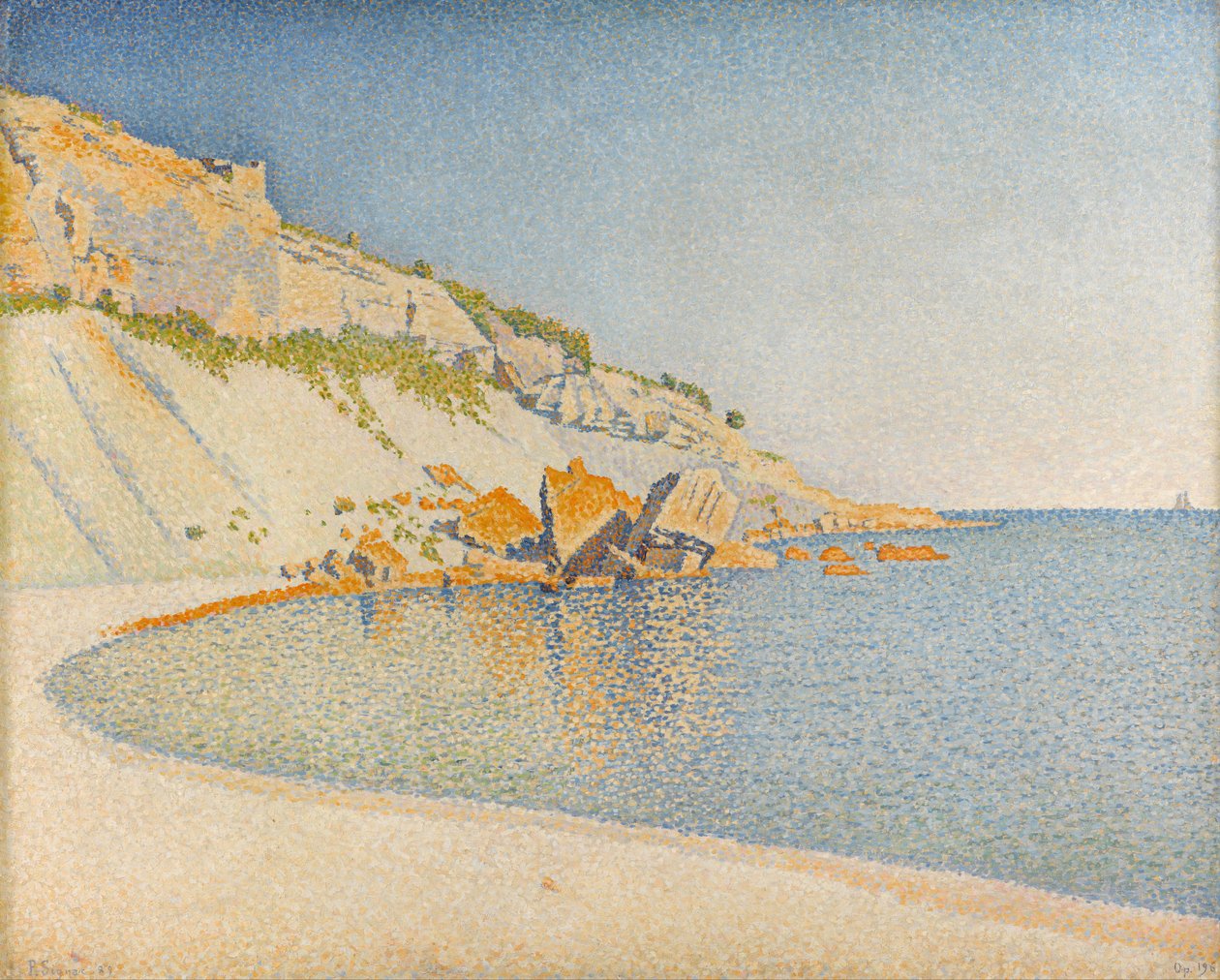 Cassis, Cap Lombard, Opus 196 od Paul Signac