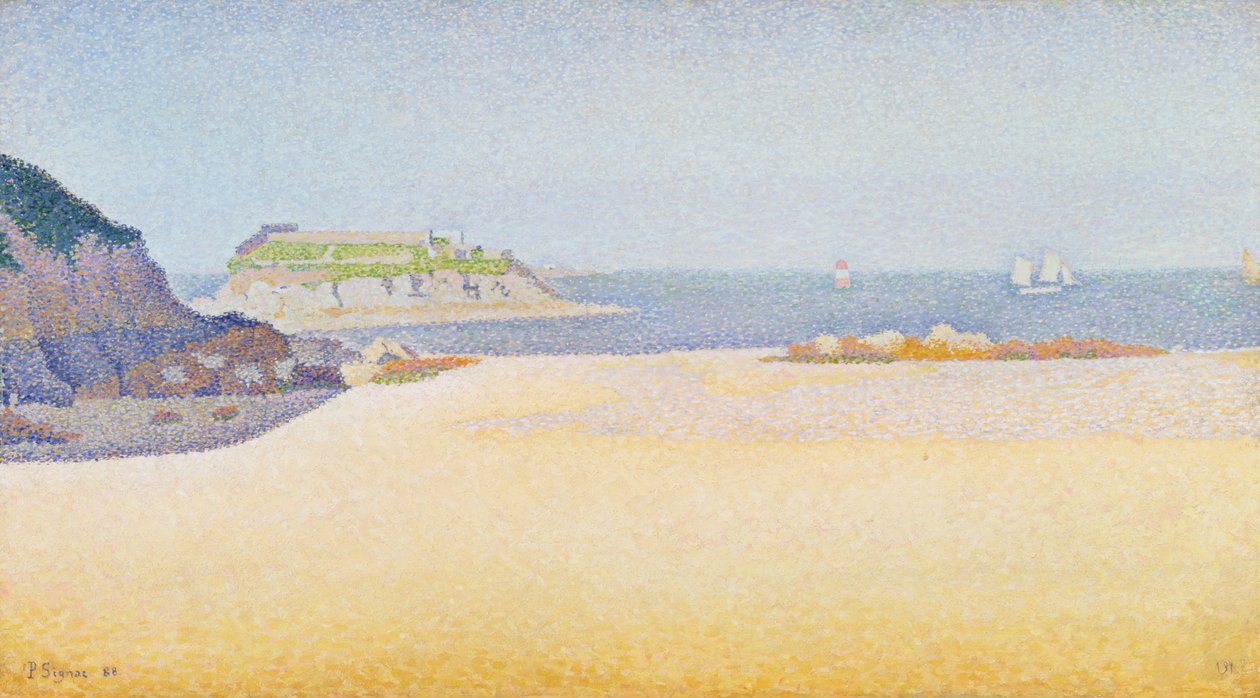 Ile la Comtesse, Pontrieux, 1888 od Paul Signac