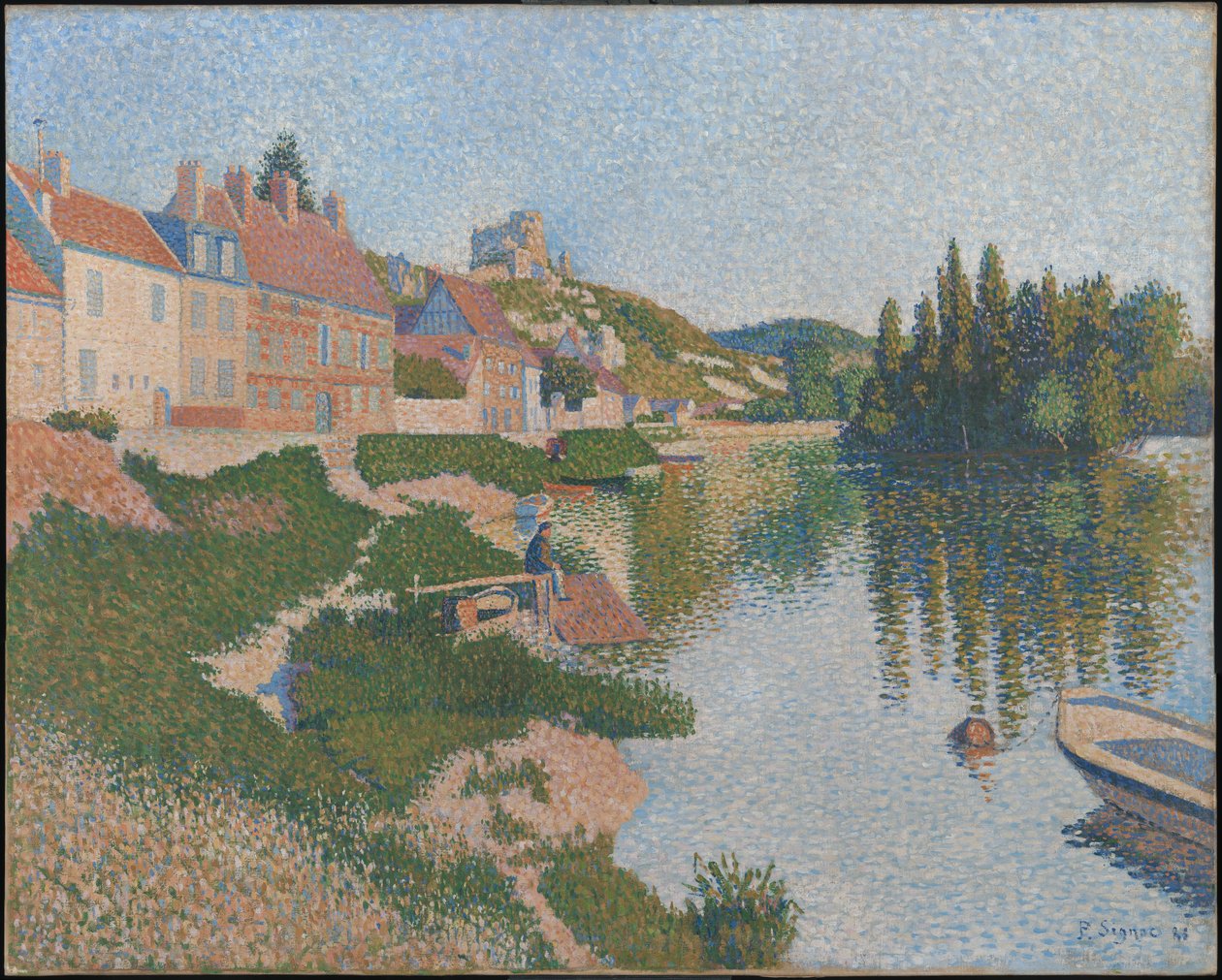 Banka ; Les Andelys od Paul Signac