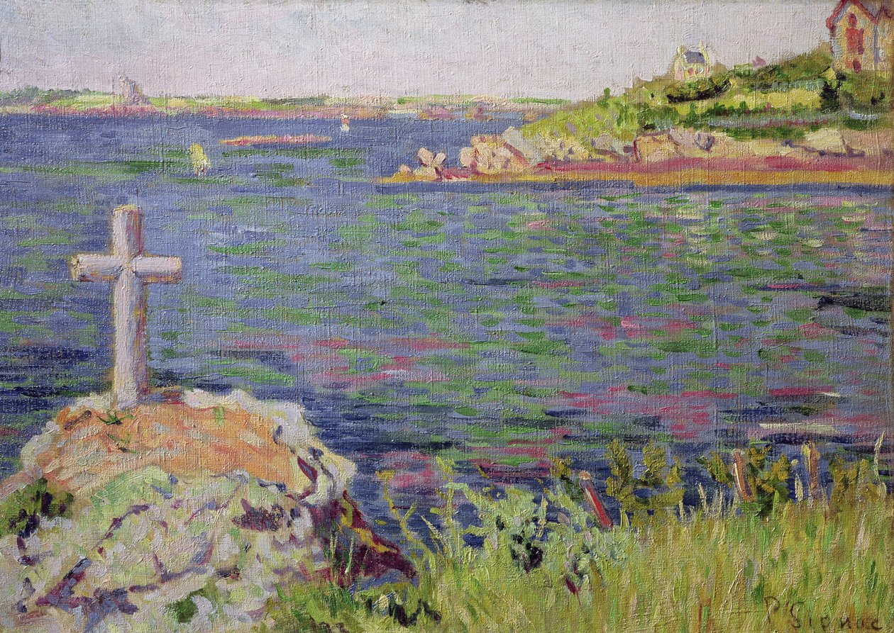 Saint-Briac, Námořnický kříž, 1885 od Paul Signac