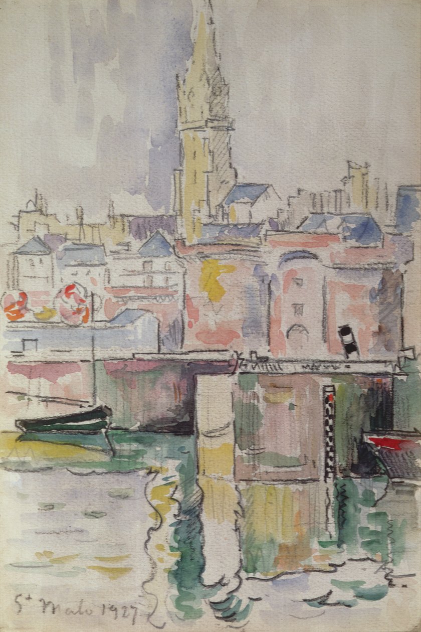 St. Malo, 1927 od Paul Signac