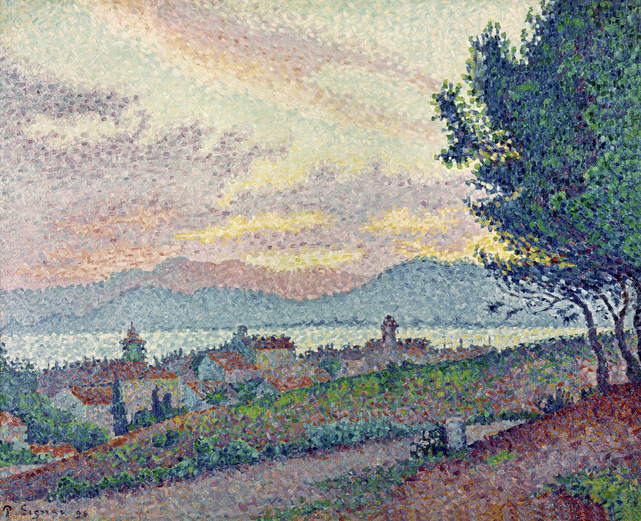 St. Tropez, Borový les, 1896 od Paul Signac