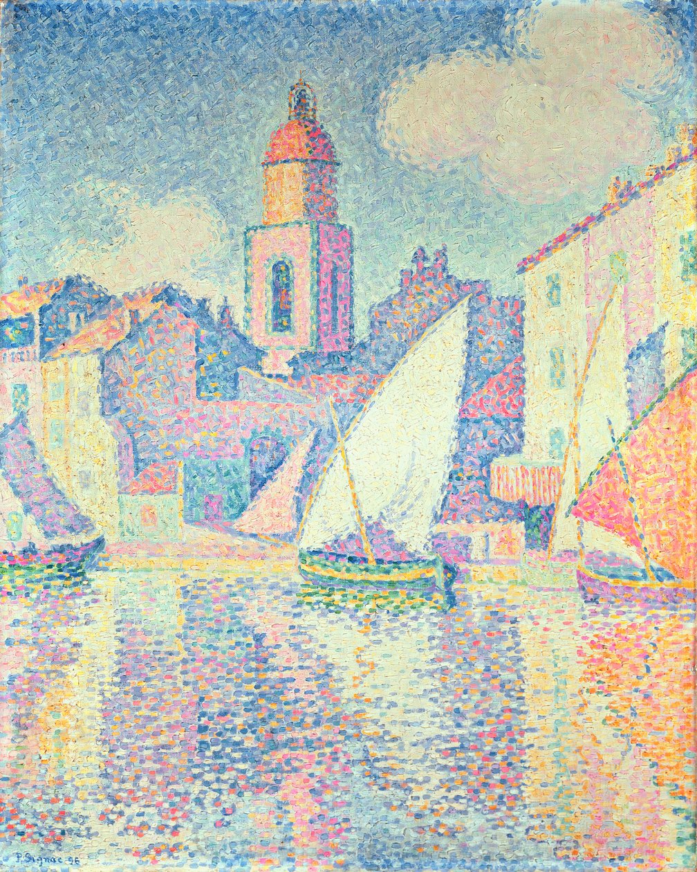 Hodinová věž v St. Tropez, 1896 od Paul Signac