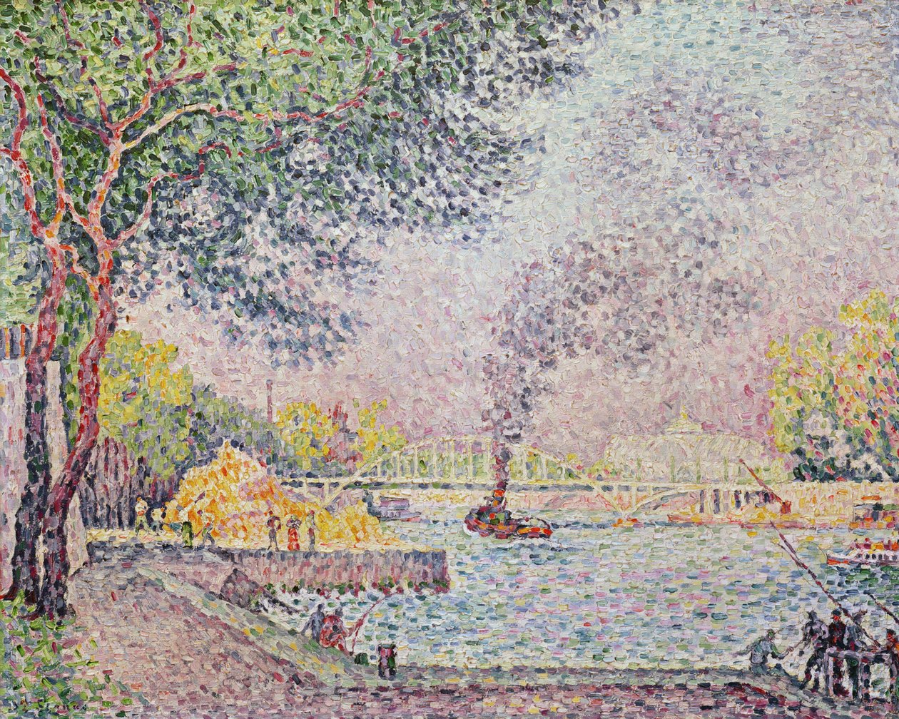The Debilly Footbridge, c.1926 od Paul Signac