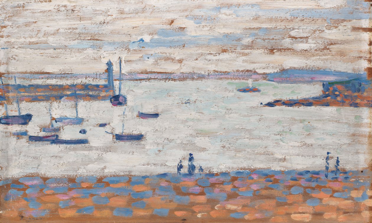 Vstup do přístavu, Portrieux od Paul Signac