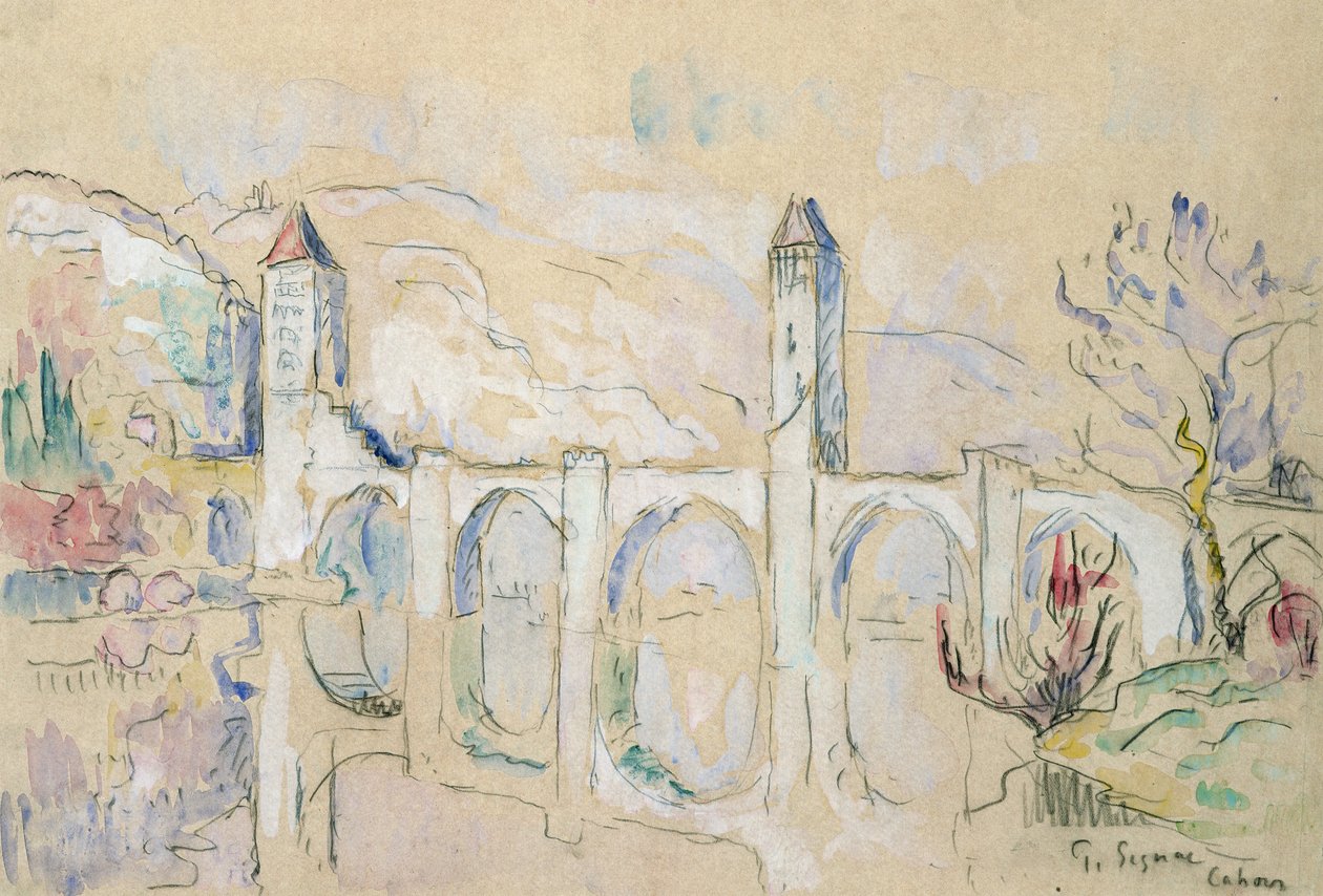 Pont Valentre, Cahors od Paul Signac