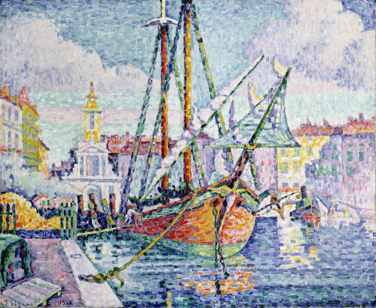 Přístav, 1923 od Paul Signac