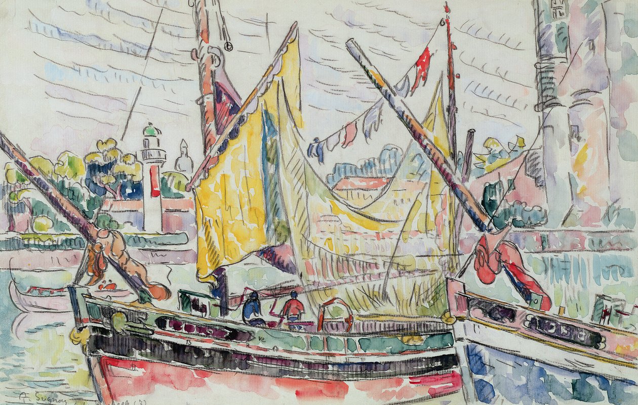 Přístav La Rochelle od Paul Signac