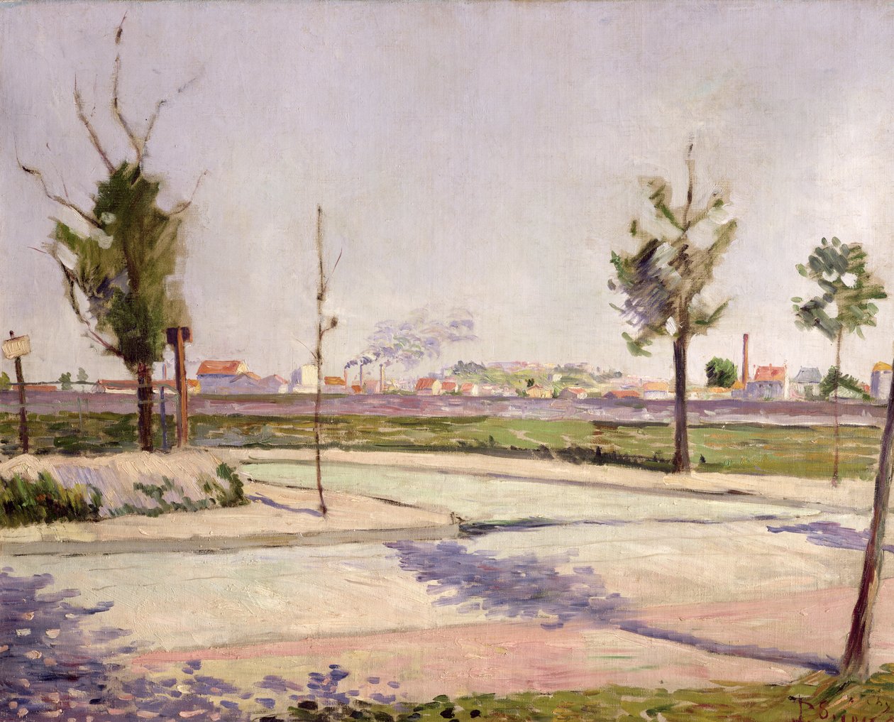 Cesta do Gennevilliers, 1883 od Paul Signac