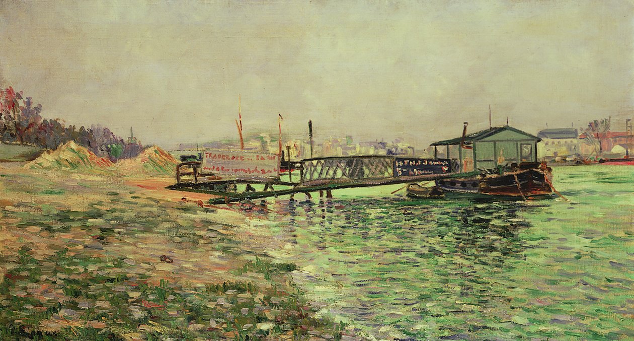 Seina na Quai St. Bernard, c.1886 od Paul Signac