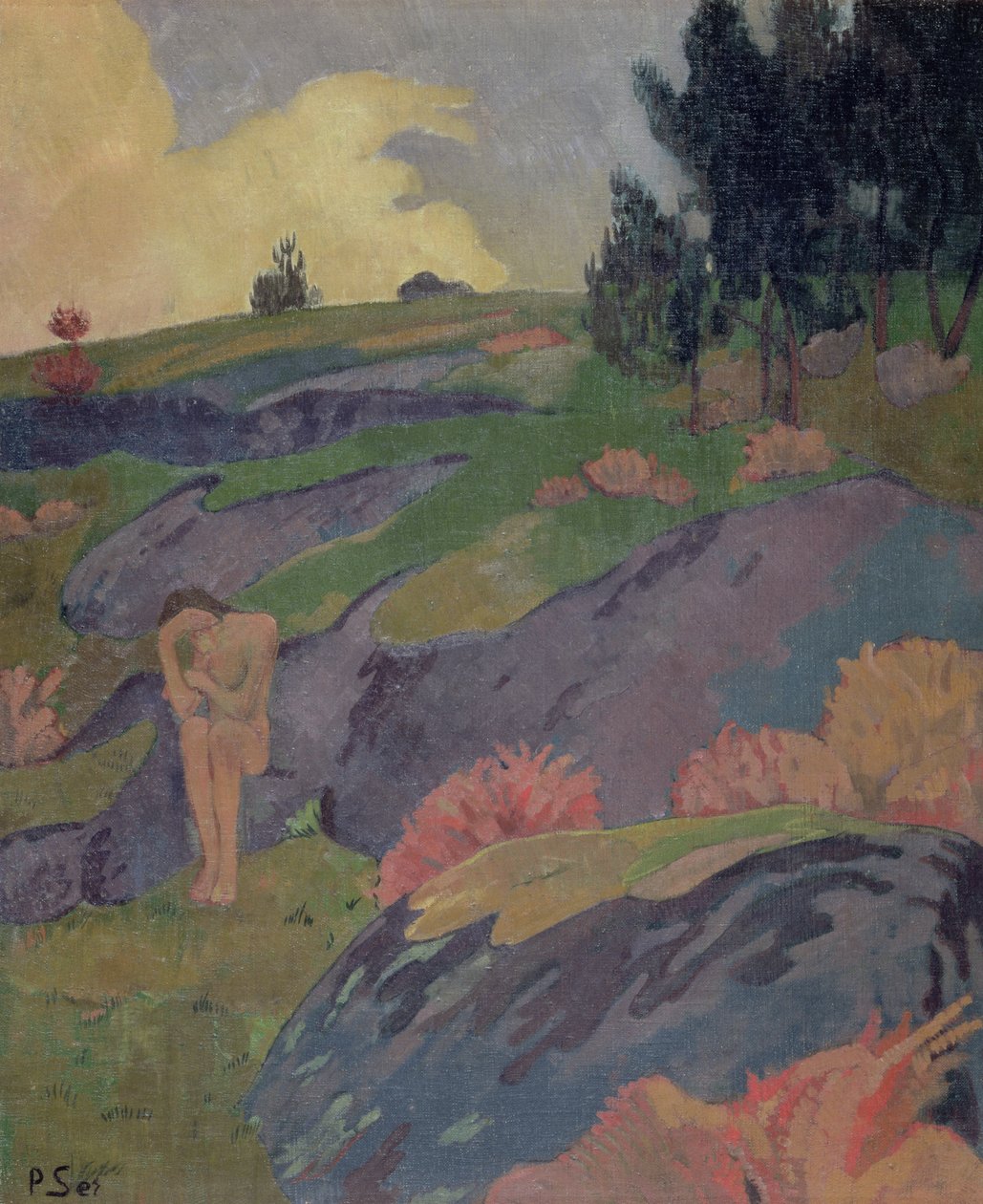 Melancholie nebo Bretonská Eva, kolem roku 1890 od Paul Sérusier