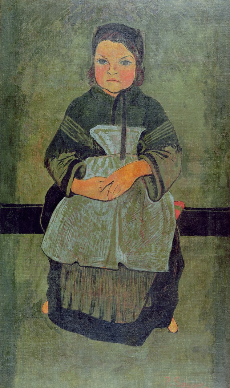 Sedící Breton Child, 1895 od Paul Sérusier