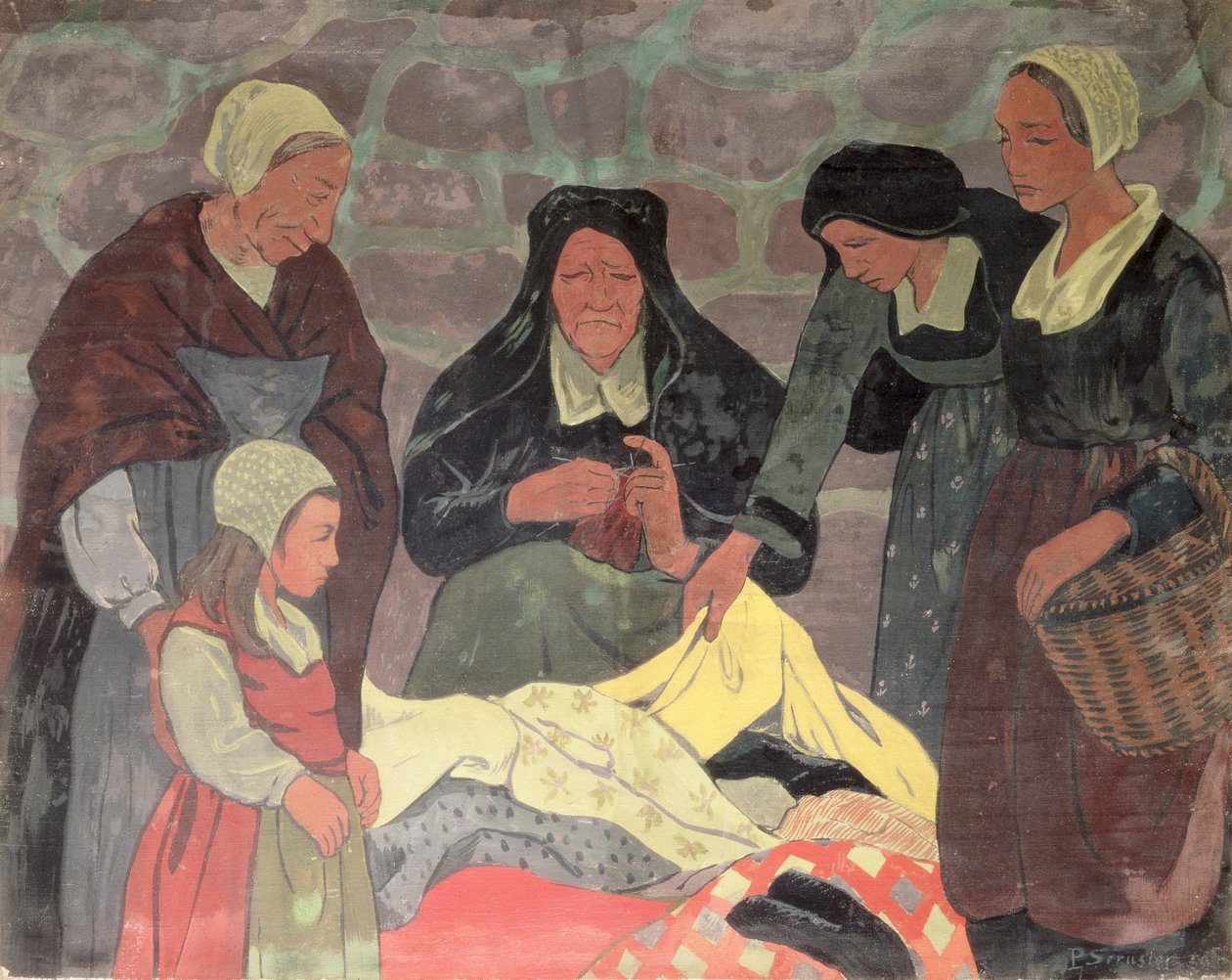 Prodejce látek, kolem roku 1898 od Paul Sérusier