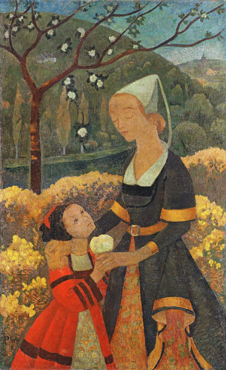 Dáma z Kerbrau, 1918 od Paul Sérusier