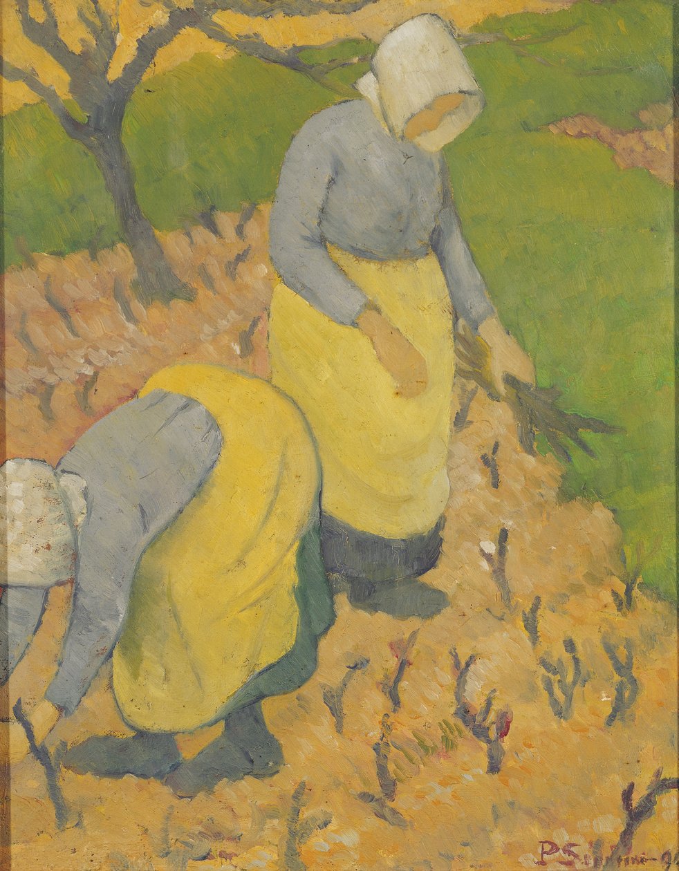 Ženy na vinici, 1890 od Paul Sérusier