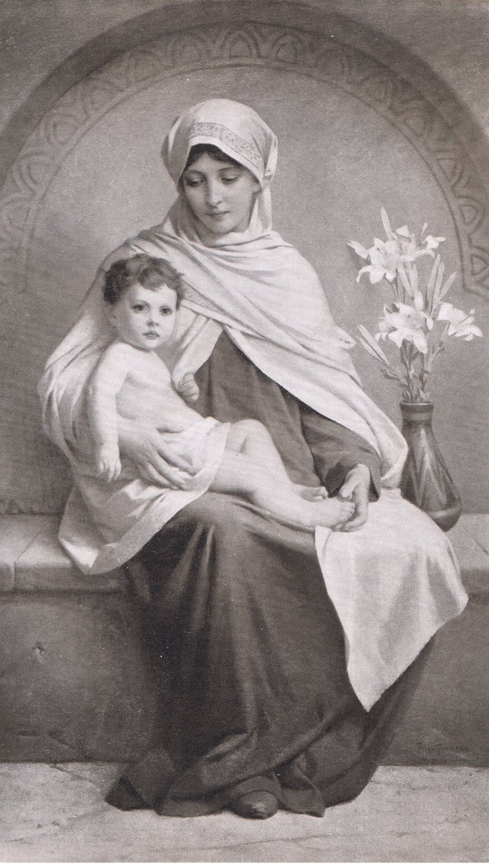 Matka a dítě, Bibbys Annual, 1916-1917 od Friedrich Paul Thumann