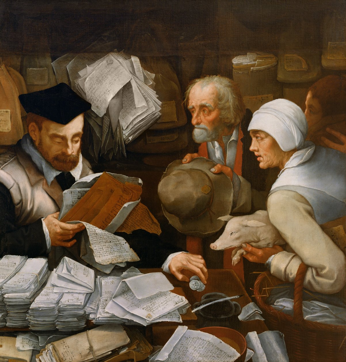 Výběrčí daní, 1543 od Paul De Vos