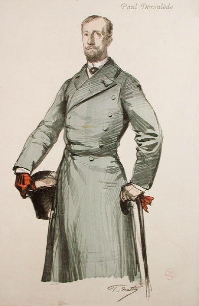 Portrét Paula Deroulede (1846-1914) z Revue Illustree, vyrytý Boileauem od Paul after Mathey