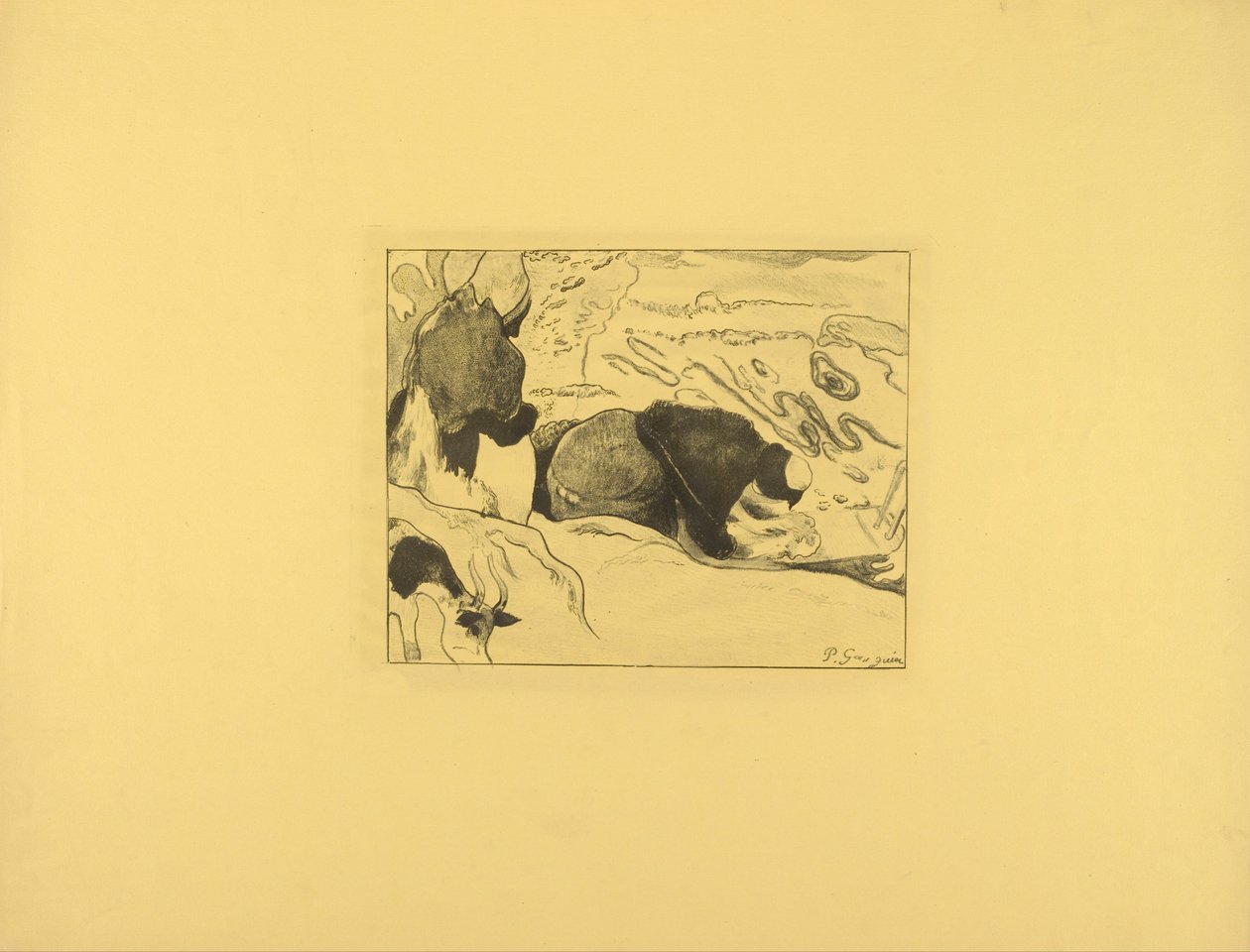 Laundresses od Paul Gauguin