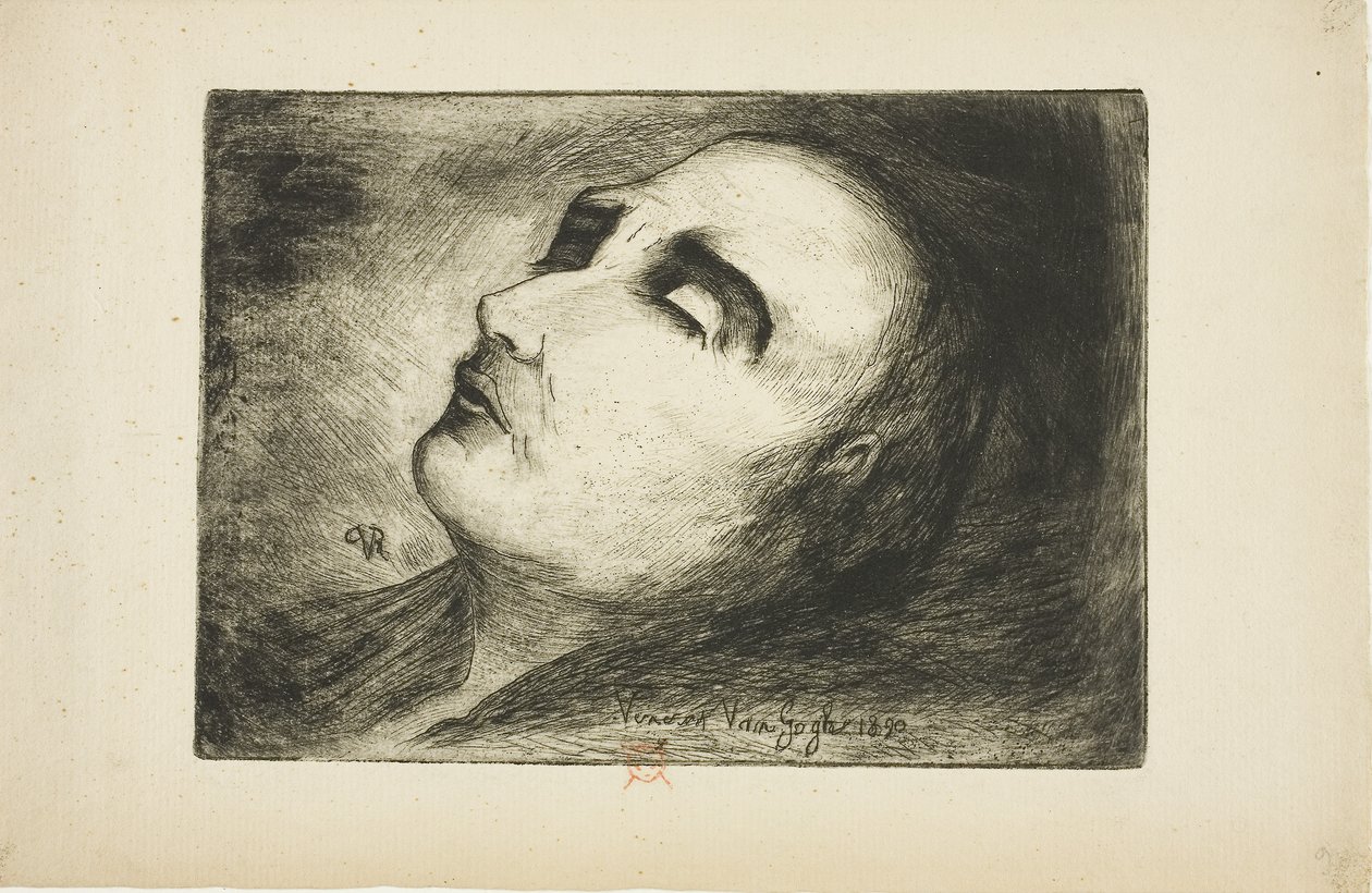 Vincent van Gogh na smrtelné posteli od Paul (1828 1909) Gachet