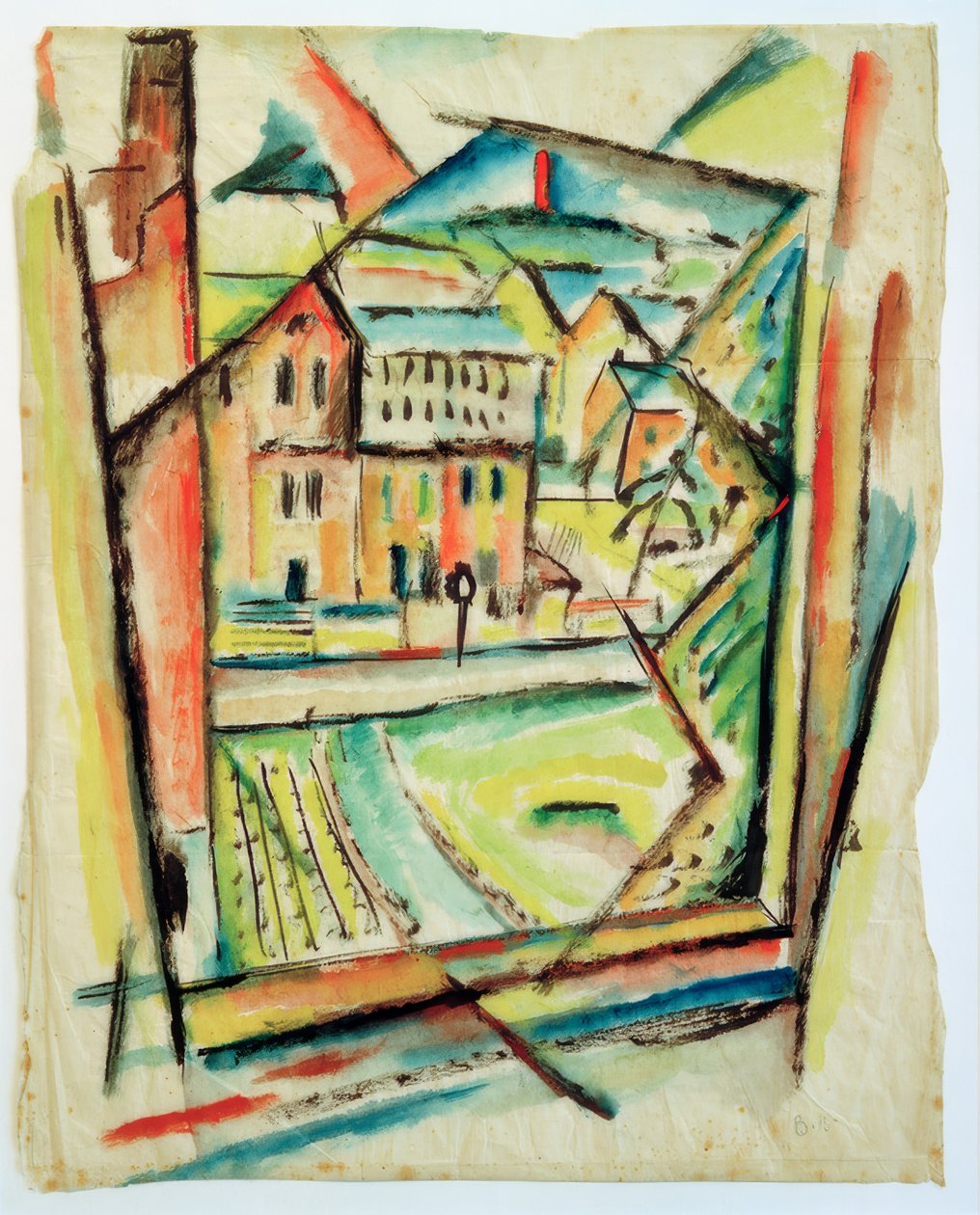 Pohled z okna od Paul Adolf Seehaus