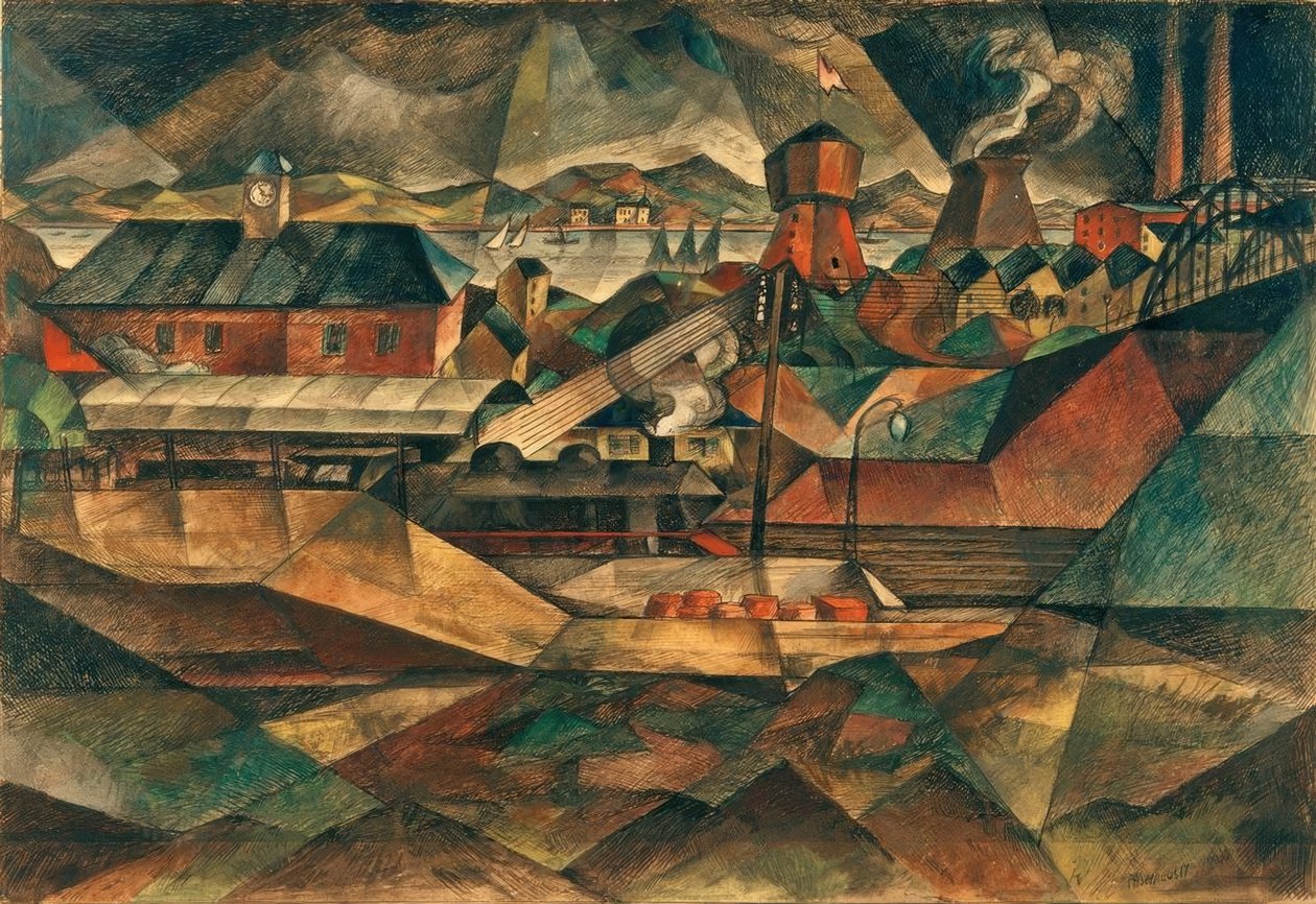 Industriebahnhof I od Paul Adolf Seehaus