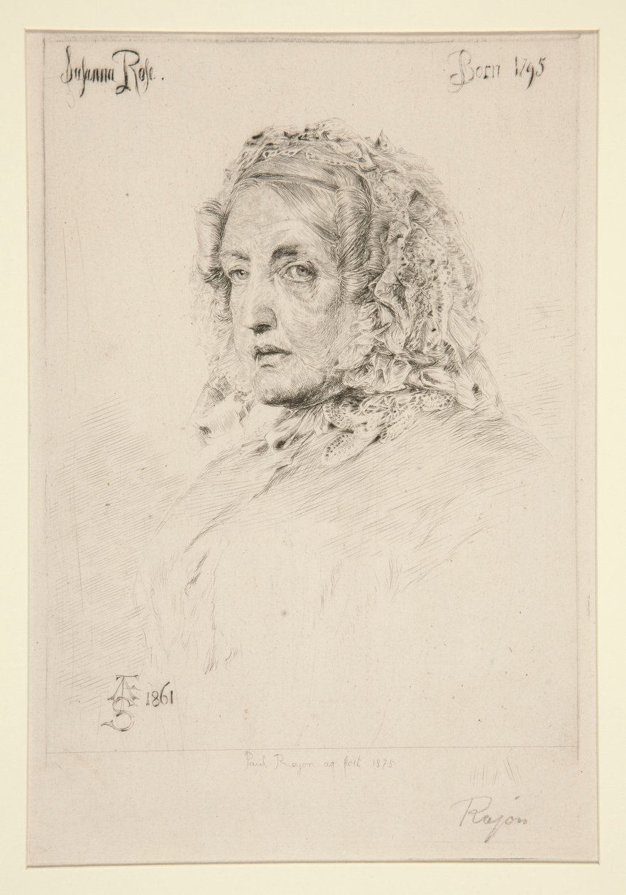 Suzanna Rose, po Sandys od Paul Adolphe Rajon