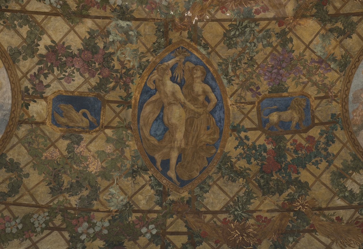 Denní a noční hodiny: (architektonický soubor): Le Travail, 1909-1910 (architektonický soubor) od Paul Albert Baudouin