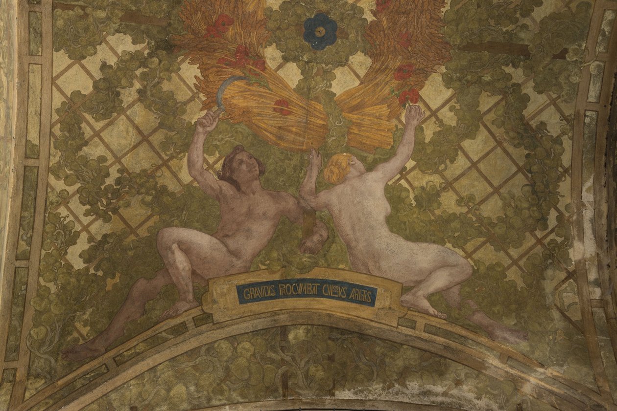 Výzdoba klenby peristylu v Petit Palais v letech 1909-1910 (architektonická výzdoba) od Paul Albert Baudouin