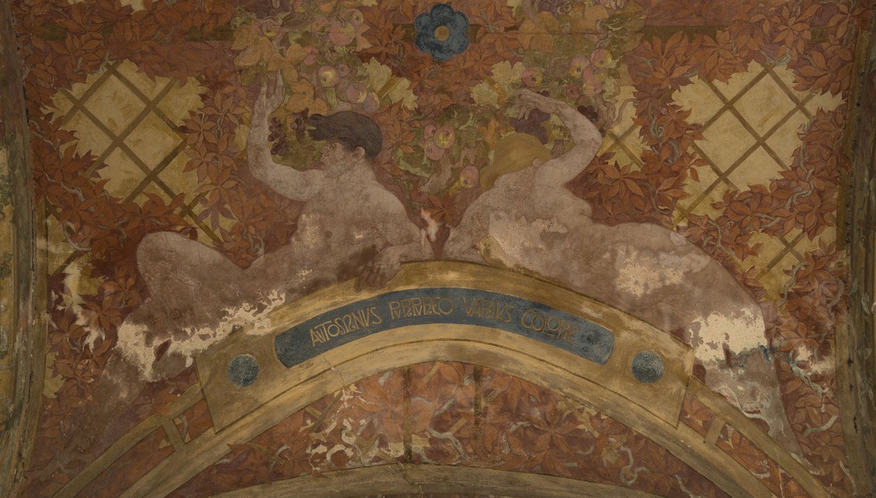 Roční období : Podzim v letech 1909 až 1910 (architektonické prostředí) od Paul Albert Baudouin