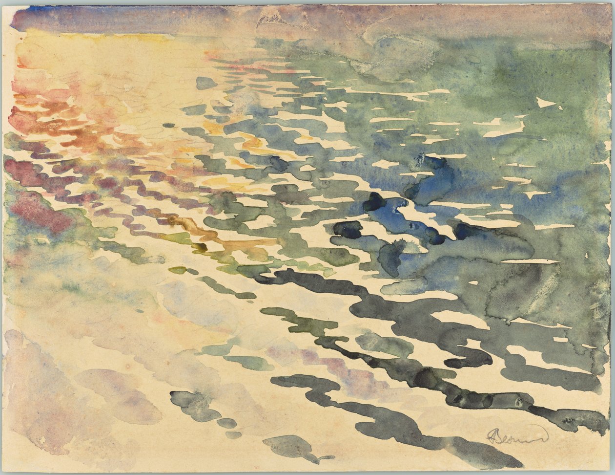 Studie o vlnách od Paul Albert Besnard
