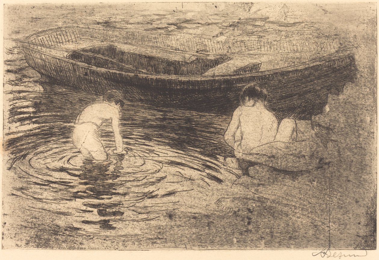 Koupání v Talloires Koupání v Talloires, 1888. od Paul Albert Besnard