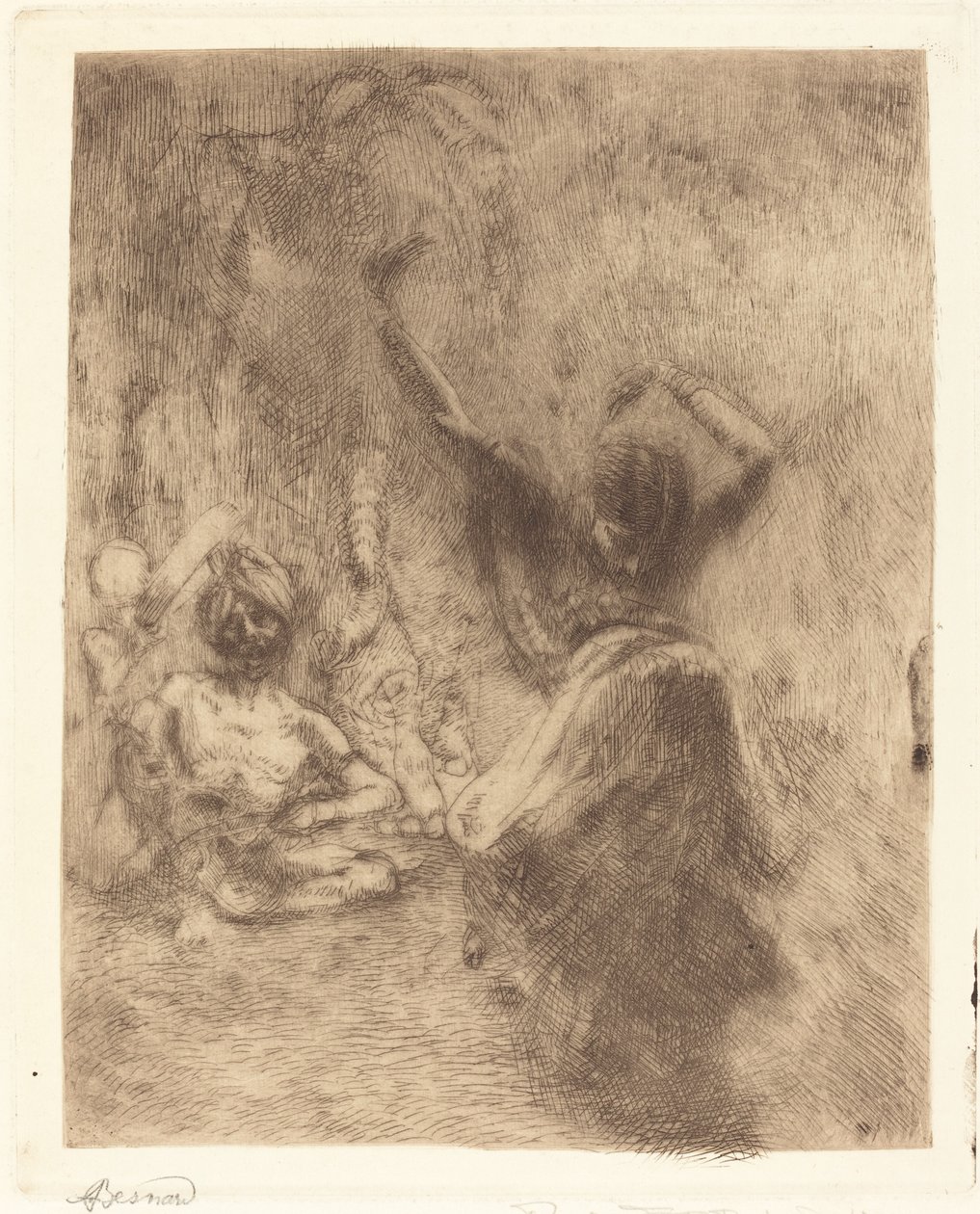 Tanečník z Tanjore La bayadère de Tanjore, 1914. od Paul Albert Besnard