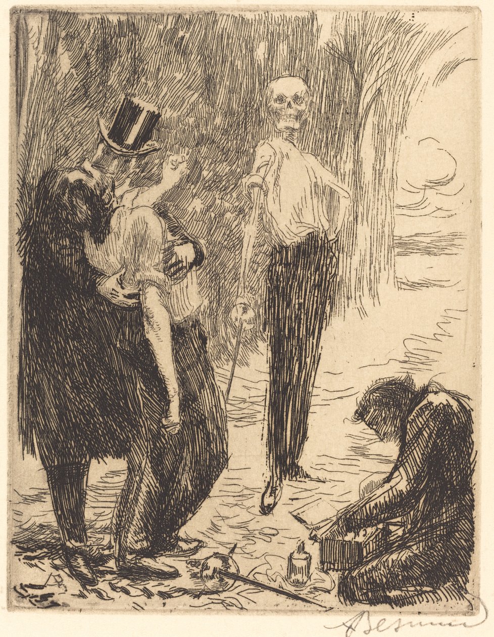 Duel Le Duel, 1900. od Paul Albert Besnard