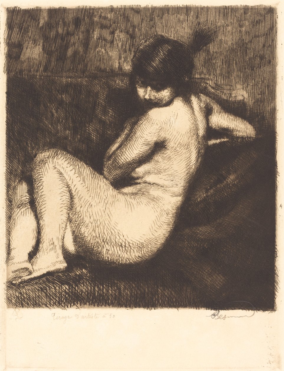 Opeřený turban Opeřený turban, 1901. od Paul Albert Besnard
